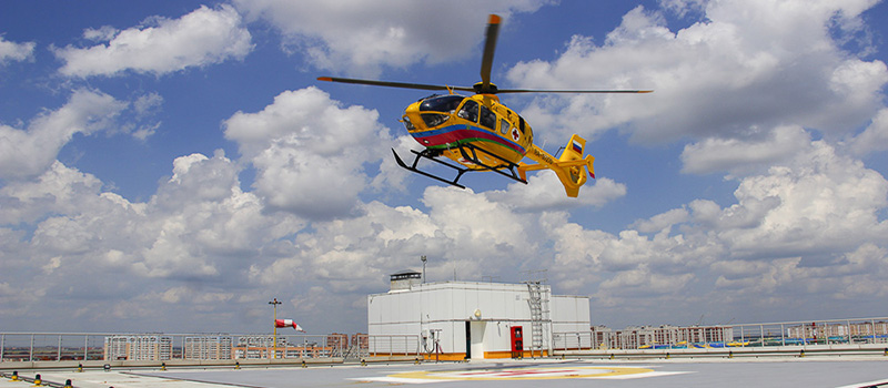 Новости в регионах -  Вертолёт дарит «золотой час» для спасения жизни